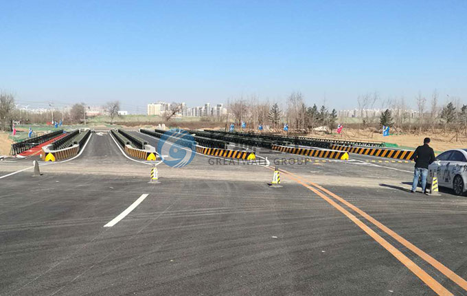 北京環球影視城 72米6車道321型鋼便橋
