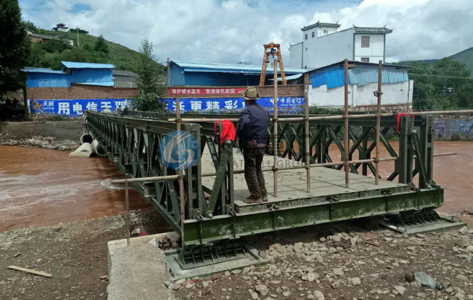 四川39米321型雙排單層加強型鋼便橋