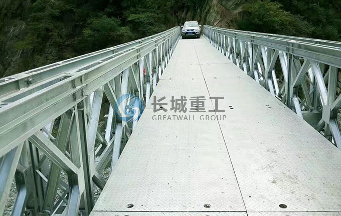 周至縣齊心村39米321型雙單加鍍鋅橋